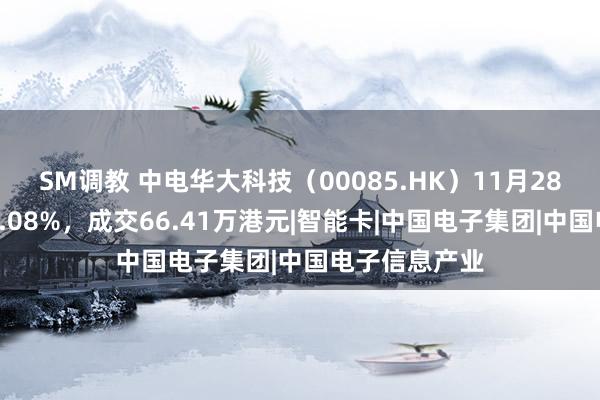 SM调教 中电华大科技（00085.HK）11月28日收盘着落3.08%，成交66.41万港元|智能卡|中国电子集团|中国电子信息产业