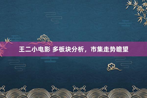 王二小电影 多板块分析，市集走势瞻望